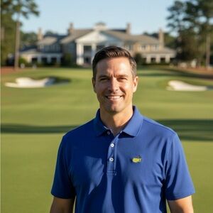 Masters Tech Men’s XL Polo Shirt - Royal Blue - Augusta National Golf